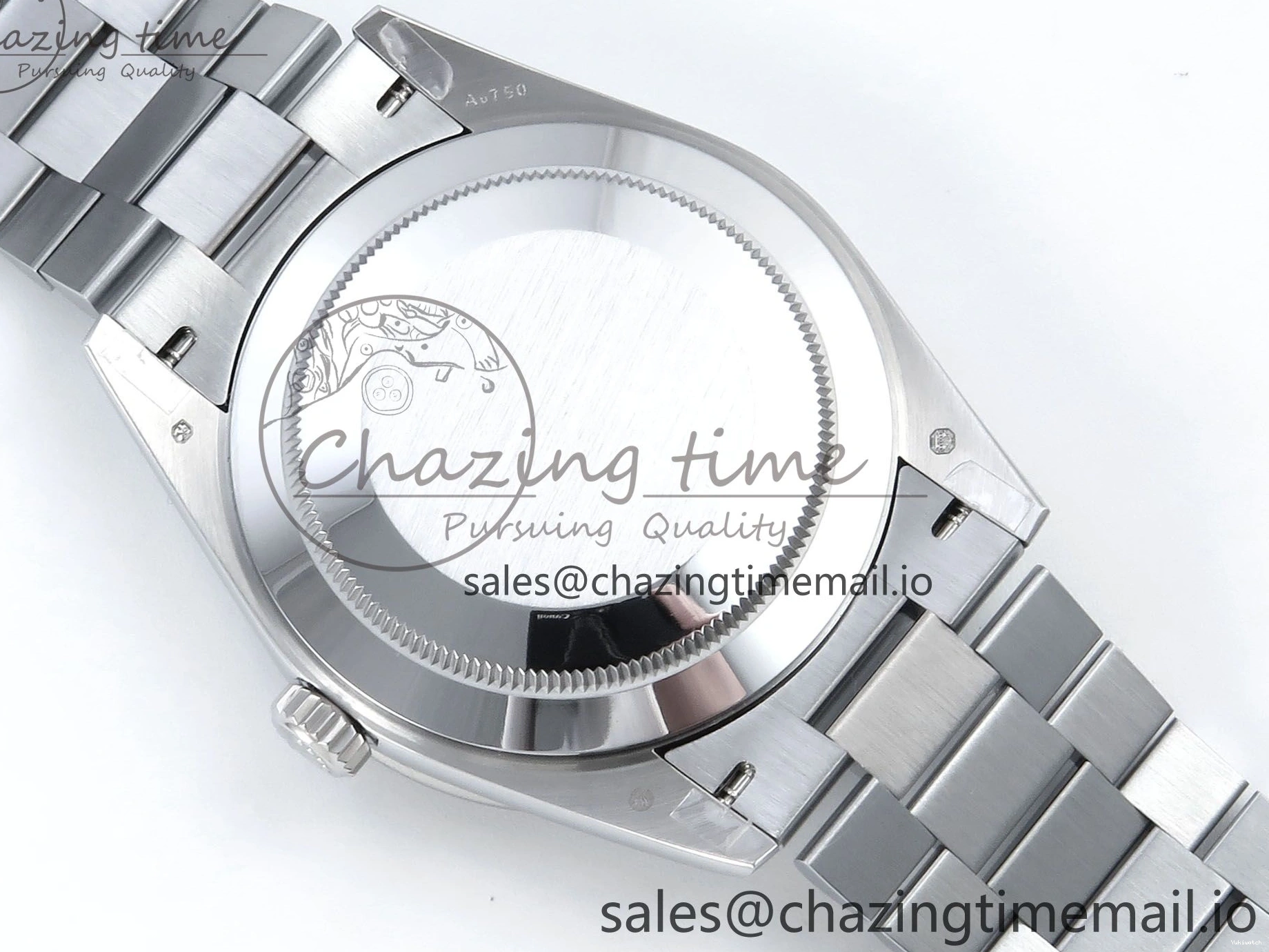 SS DayDate 1:1 Best Bezel QF A2836 40 Diamonds on Weight) Bracelet V5 (Gain Blue President Dial Diamonds Edition 0504